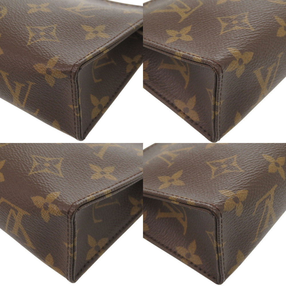 LOUIS VUITTON Authentic Brown Monogram Pouch - Picture 4 of 8